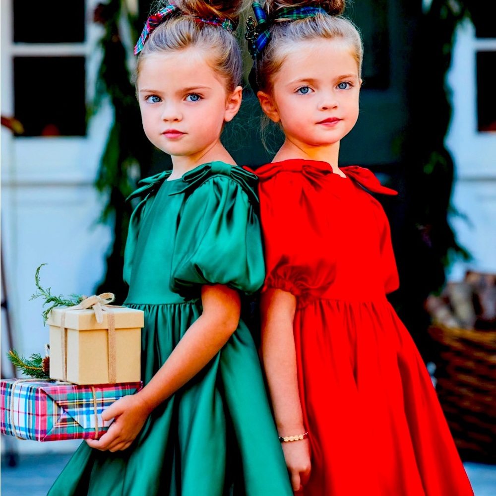 Janie & Jack Girls Holiday Dress - worn once (looks new)